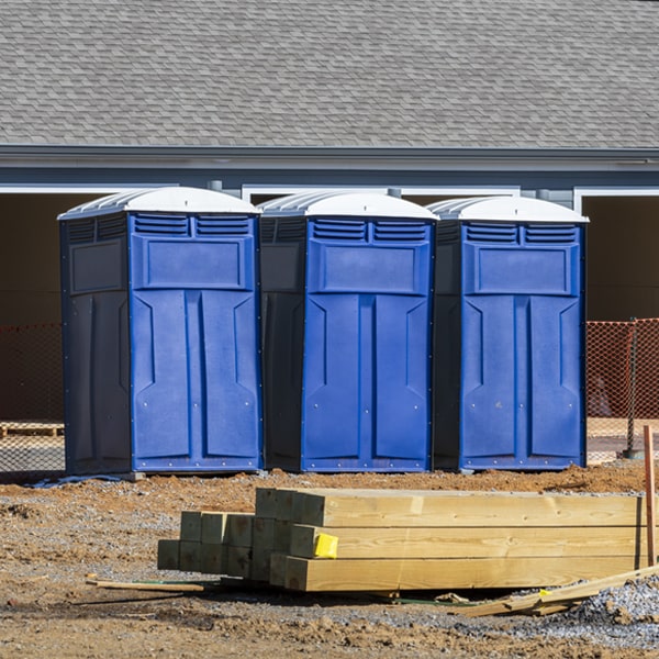 do you offer hand sanitizer dispensers inside the porta potties in Garey CA